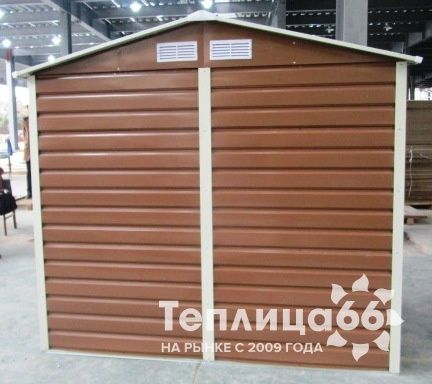 Хозблок Greenday Эван C площадью 4,83 кв.м. коричневый с бежевым кантом